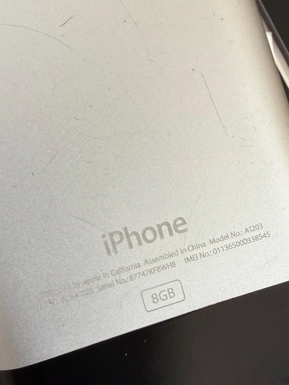 Apple iphone shown